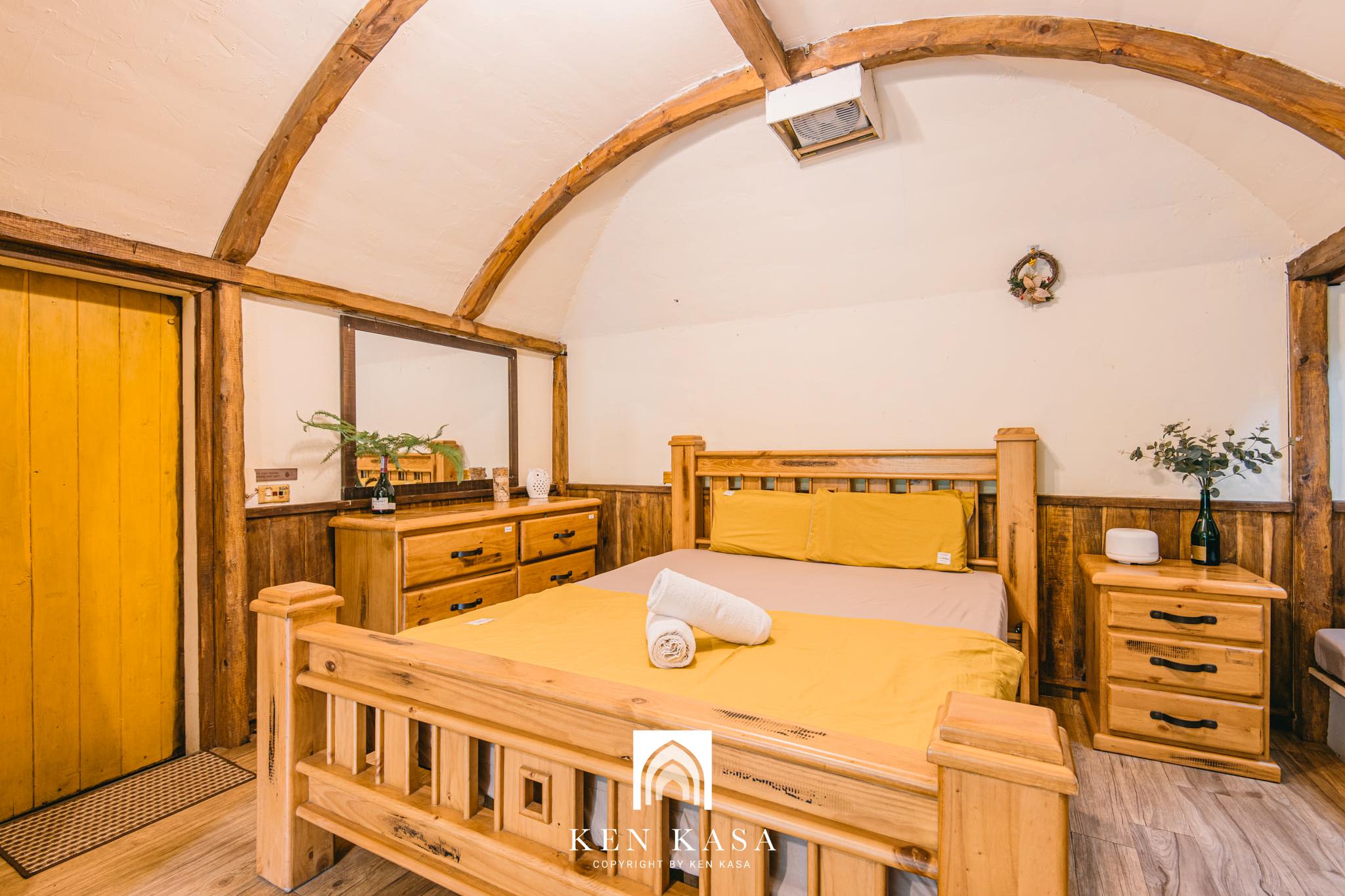 thiết kế nội thất homestay phong c&aacute;ch th&ocirc; mộc